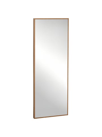 HOMCOM Wandspiegel in Naturholz 45L x 48B x 125H cm