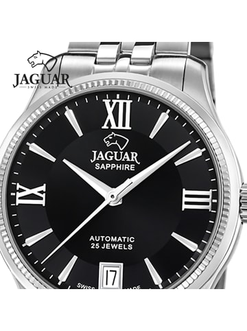 Jaguar Analog-Armbanduhr Jaguar Heritage silber mittel (ca. 34mm)