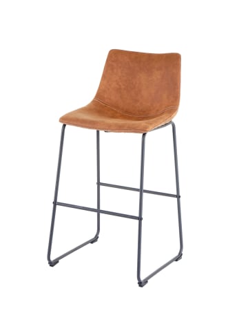 MCW 2er-Set Barhocker D70, Wildlederimitat