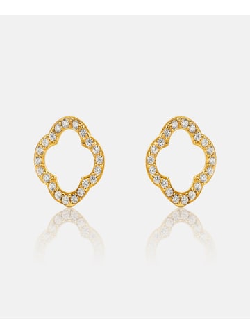 Diamant L'éternel Ohrringe aus 585 Gelbgold