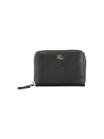 Ralph Lauren Schwarz Leder Damen Geldbörse