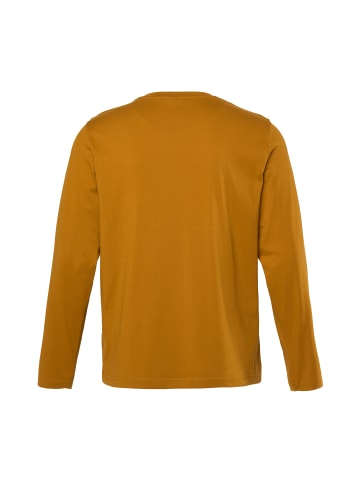 Men Plus Kurzarm T-Shirt in helles haselnuss