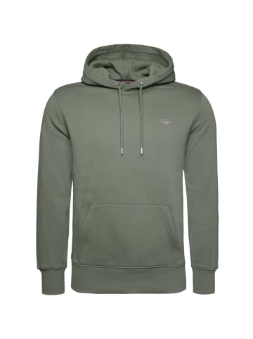 Gant Kapuzenpullover Reg Shield in gruen, grau