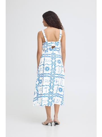 ICHI Casual IHFIRISA Regular fit in BLUE TILE PRINT