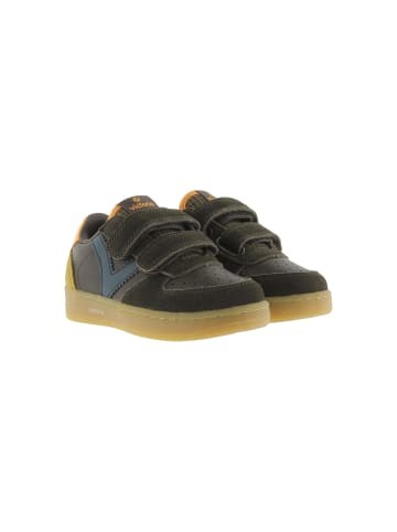 Victoria Time – Niedrige Kindersneaker aus Leder Grün