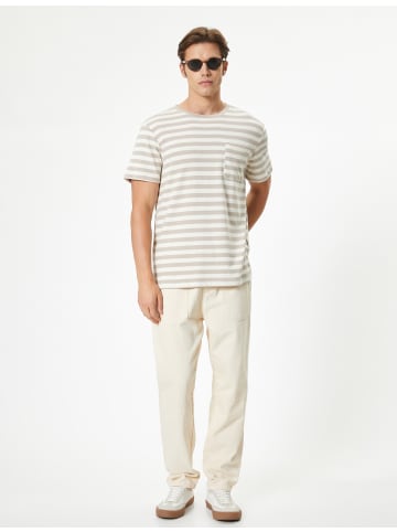 KOTON T-shirt in Braun