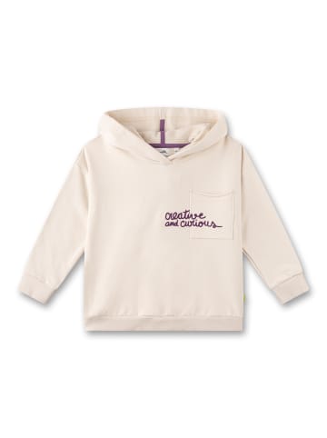 Sanetta Kapuzensweatshirt in Beige