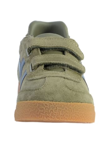 Gola Harrier-Sneaker für Kinder mit Klettverschluss Grün