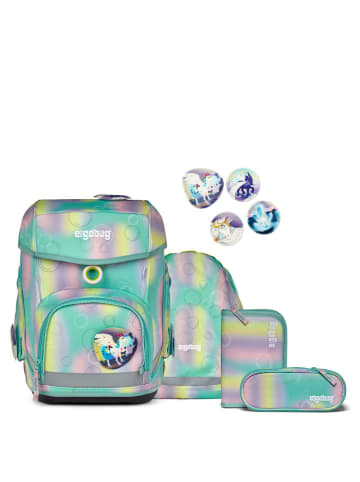 Ergobag Cubo "Reflex Glow" - Schulranzen Set 5tlg. Modell 2025 (SternguckBär) in ZauBärwelt