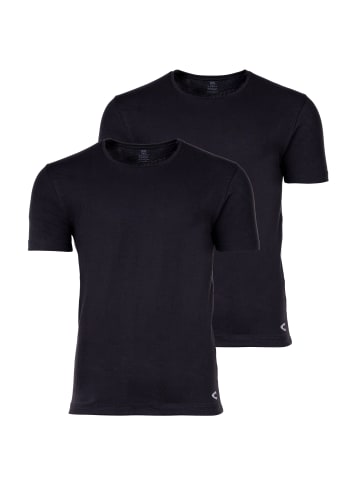 Camel Active T-Shirt 2er Pack in Schwarz