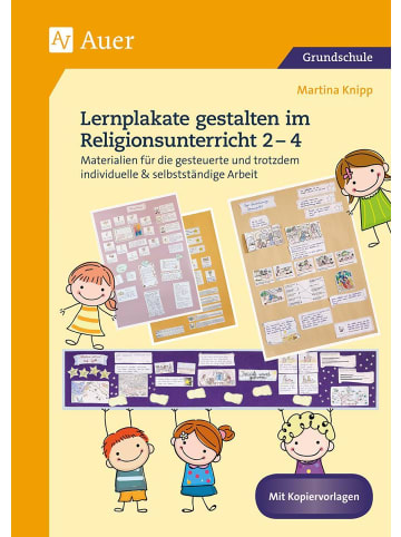 Auer Verlag Lernplakate gestalten im Religionsunterricht 2-4 | Materialien für die...