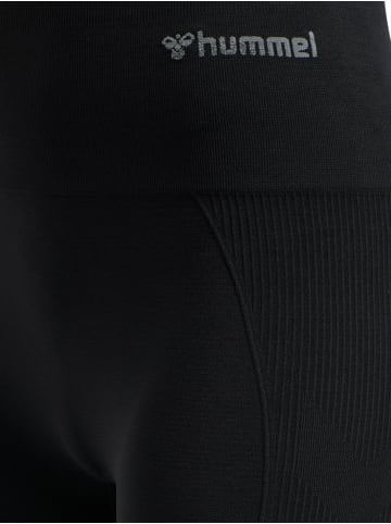 Hummel Hummel Kurze Hose Hmltif Yoga Damen Dehnbarem Atmungsaktiv Feuchtigkeitsabsorbierenden Nahtlosen in BLACK