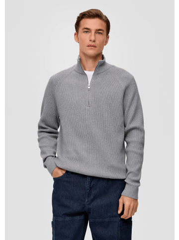 s.Oliver Strickpullover langarm in Grau