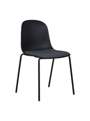 ebuy24 Esszimmerstuhl Madalena  Schwarz 2er Set