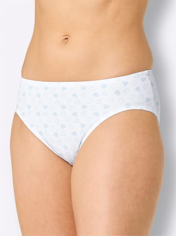 WITT WEIDEN Jazzpants in 2x weiß-mint-bedruckt + 1x weiß