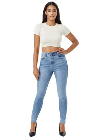 Tazzio Jeans "F107" - Skinny Fit - in Hellblau