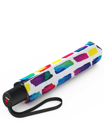 Knirps A.200 M Duomatic - Taschenschirm Regenschirm (joy black) in create crystal