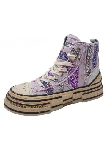 Rebecca White Leinenschuh Rebecca White in Lila