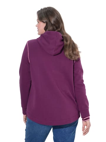LAURASØN Sweatshirt in pflaume