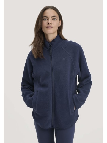 Hessnatur Fleece Jacke in mitternachtsblau