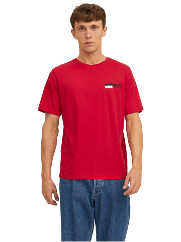 Jack & Jones T-Shirt JJECORP LOGO in Rot