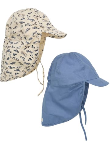 En Fant Kinder Hut "Sun hat w. string 2-PACK" in Beige