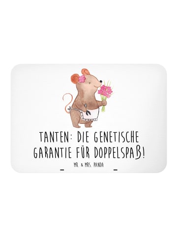 Mr. & Mrs. Panda büromagnet Tanten Doppelspaß mit Spruch in Weiß