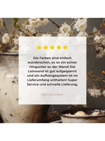 MuchoWow Leinwand bilder Stillleben (BxH)