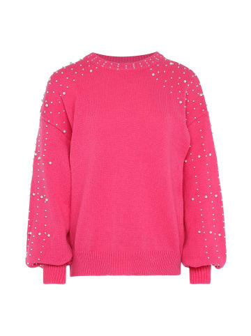 faina Pullover Mit Perlen in PINK