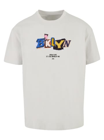 Mister Tee Mister Tee Herren BRKLYN Oversize Tee in lightasphalt