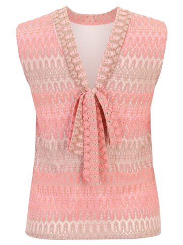 CARTOON Blusentop ohne Arm in Rosa/Taupe