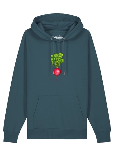 wat? Apparel Sweatshirt Radieschen in Petrol