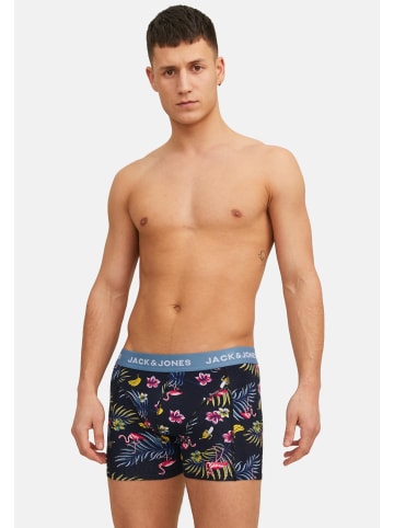 Jack & Jones Trunks 3er Pack 'Flower Bird' in mehrfarbig