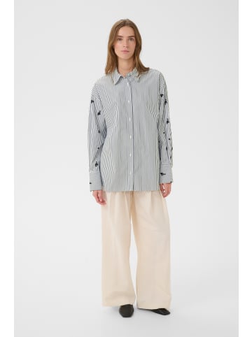 Karen By Simonsen Langarm-Hemd KBEgoni Loose fit in Ombre Blue stripe