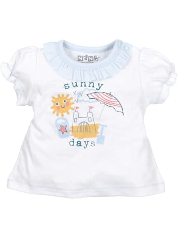 Nini Babyshirt Strand in weiss