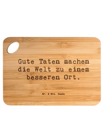 Mr. & Mrs. Panda Holzbrett Spruch Freundlichkeiten verbreiten mi... in Braun