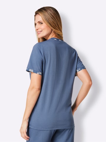 WITT WEIDEN Schlafanzug-Shirt in jeansblau