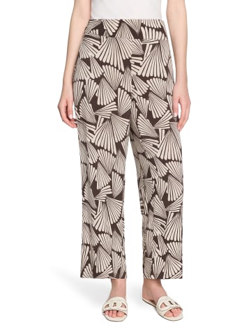 Betty Barclay Marlene-Hose mit elastischem Bund in Braun/Beige