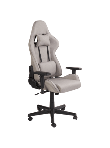 Beliani Gaming Stuhl WARRIOR in Beige/Schwarz - (W) 62 x (H) 122 x (L) 62 cm