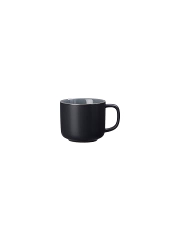 6er Set Kaffeetassen Jasper in Schwarz 240 ml