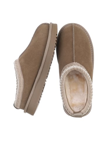 Ital-Design Stiefelette in Hellbraun