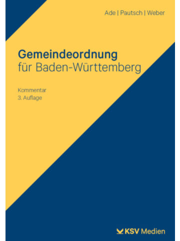 Kommunal- und Schul-Verlag Buch - Gemeindeordnung für Baden-Württemberg
