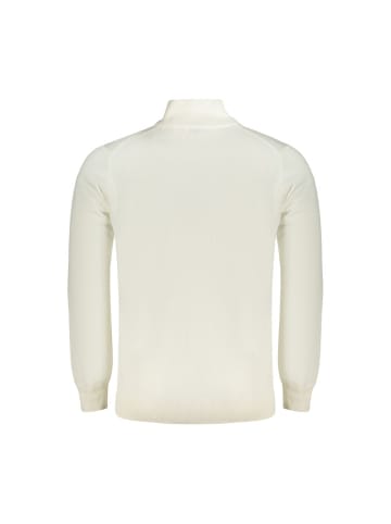 NORWAY 1963 Weiß Herren Pullover aus Baumwolle
