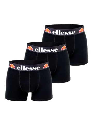 ellesse Boxershorts GRILLO FASHION 3P TRUNKS in Black