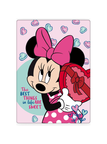 Disney Kuscheldecke Minnie Mouse XT in rosa/pink