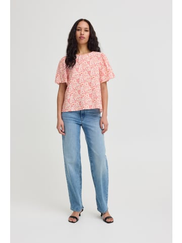 ICHI IXHARPER Normal in Mars Red Flower Print