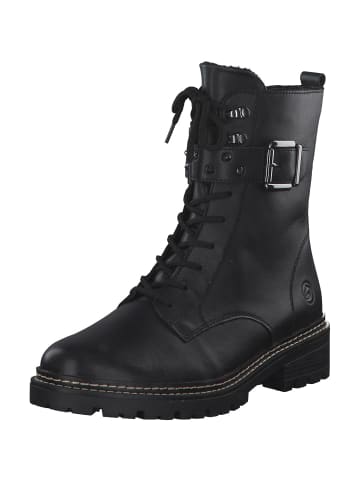 remonte Schnürstiefel in schwarz/schwarz