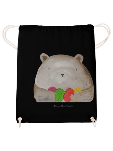 Mr. & Mrs. Panda Stoffbeutel Bär Gefühl ohne Spruch in Schwarz