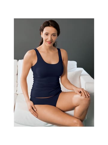 Con-ta Baumwolle, Feinripp Unterhemd 4er-Pack in marine