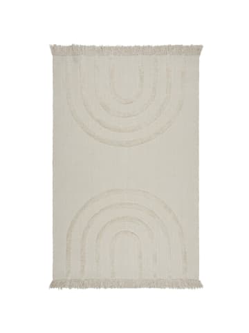 KADIMA DESIGN Handgewebter Kinderzimmer-Teppich, rutschfest, Regenbogen-Design